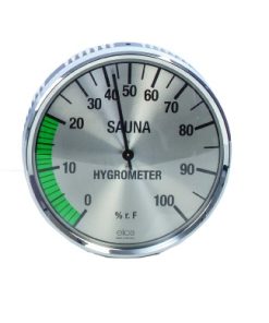 Hygrometer Silber 135 mm