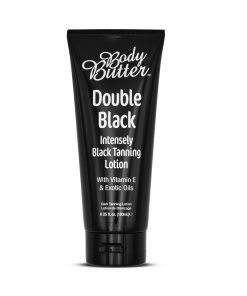 Body Butter Double Black Tanning Lotion Bottle 180 ml