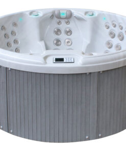 recharge Sterling White, GREY/oak trim