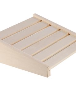 Kopf- und Rückstützen Premium aus hellem Holz