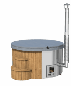 Hot Tub Deluxe XL, Thermowood, Ø220 x 95 cm