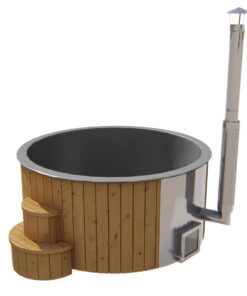 Hot Tub Deluxe XL, Thermowood, Ø220 x 95 cm