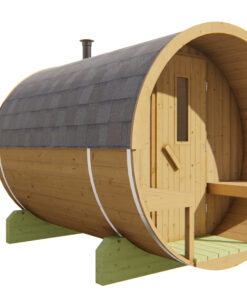 Saunafass Thermo wood ø205 cm, länge 250 cm