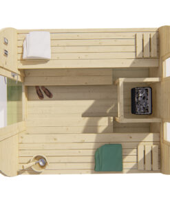 POD sauna 260cm - Fichten Tolva Skizze
