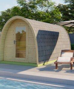 POD sauna 480 cm - Fichten Tolva