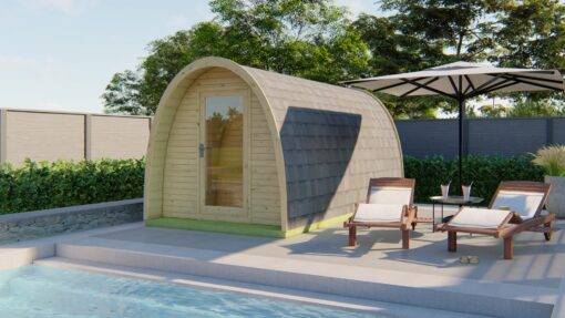 POD sauna 480 cm - Fichten Tolva