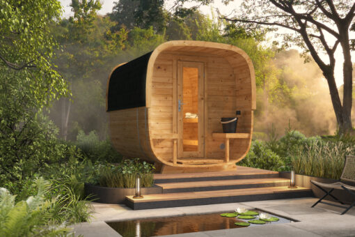 CUBE sauna 280 cm - Thermowood Rovaniemi