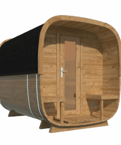 CUBE sauna 280 cm - Thermowood Rovaniemi