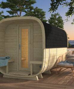 CUBE sauna 390cm - Fichten Rovaniemi