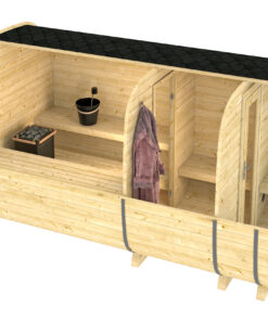 CUBE sauna 390cm - Fichten Rovaniemi