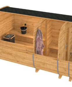 CUBE sauna 390 cm - Thermowood Rovaniemi
