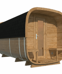 CUBE sauna 390 cm - Thermowood Rovaniemi