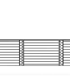 Luxus-Schwimmbad aus Holz Kokomo Beach 560x517x129cm