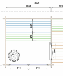 Saunahaus Tampere 40mm - S