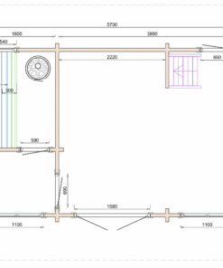 Saunahaus Vaasa 70mm