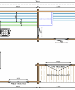 Saunahaus Tanhua 70mm
