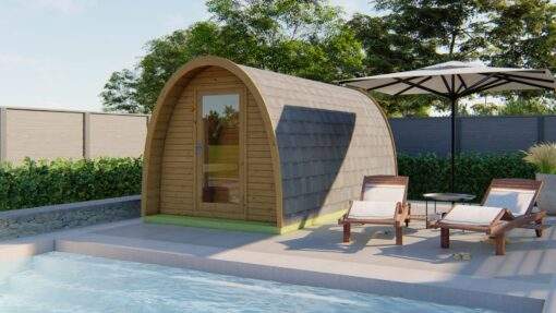 POD sauna 480cm - Thermowood Tolva