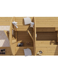 POD sauna 480cm - Thermowood Tolva