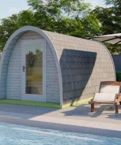 POD sauna 480cm - Thermowood Tolva