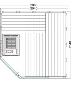 Innensauna Alaska corner