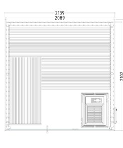 Innensauna Panorama L