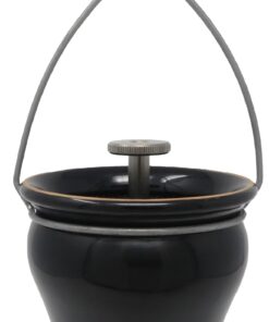 Aufgusstopf schwarz