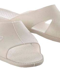 Bade-Sandalen komplett aus Weich-PVC Farbe weiß